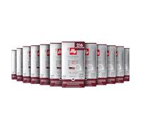 illy, Café en Cápsulas E.S.E Monodosis Tostado INTENSO, 100% Arábica con Notas de Cacao y Frutos Secos, Sabor Decidido y Intenso, 12 Paquetes de 18 Cápsulas Compostables