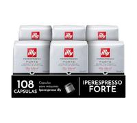 Cápsulas monodosis - ILLYCAFFÈ Iperespresso , ILLY 6 Paquetes de 18 Cápsulas, 100% Arabica, Tueste Forte, 108