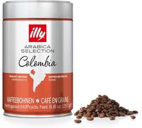 illy, Café en Grano Arabica Selection Colombia, 1 Lata de 250g | 100% Arábica con Notas de Cítricos y Frutos Rojos, Sabor con Acidez Suave