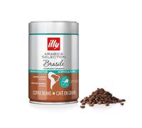 illy, Café en Grano Arabica Selection Brasil Cerrado Mineiro, 100% Arabica con Notas de Caramelo y Frutos Secos, Sabor Intenso, 1 lata de 250g