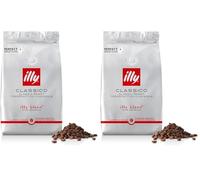 illy, Café en Grano CLASSICO, 100% Arábica con Notas de Azahar y Jazmín, Sabor Suave y Sabor Final Dulce, 1 Lata de 500g (Paquete de 2)