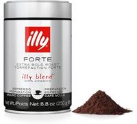 illy, Café Molido para Espresso Tostado FORTE, 1 Lata de 250g