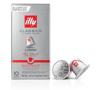illy Café Tostado CLÁSICO LUNGO em cápsulas compatíveis com Nespresso® - 1 paquete de 10 cápsulas