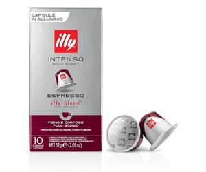 illy Café Tostado INTENSO em cápsulas compatíveis com Nespresso® - 1 paquete de 10 cápsulas