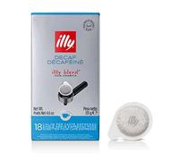 illy Caffe Decaffeinated Coffee Espresso (Regular Roast, Green Band), 18-Count E.S.E. Pods (Pack of 2)