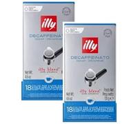 Illy Cápsulas ESE descafeinadas (1 paquete de 18)
