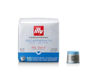 illy Caffè in capsule Iperespresso decaffeinato - 1 confezione da 18 capsule