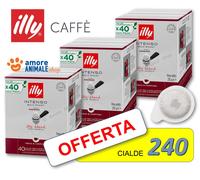 Illy Cialde de Café ESE 44, Gusto Clásico, Intenso y Descafeinado
