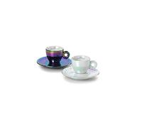 illy Colección 25568 - Juego de 2 tazas de espresso Art Collection John Armlender, tazas + platillos numerados y firmados
