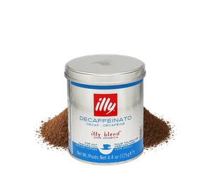 illy | Descafeinado - 125 g. Café molido