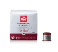 illy, Iperespresso Cápsulas INTENSO, 100% arábica con aromas de cacao y frutos secos, con cuerpo y postgusto vigoroso, 6 paquetes de 18 cápsulas (total 108 cápsulas)