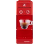 illy, Máquina de Café Iperespresso Y3.3 para Café Espresso y Americano, Rejilla de dos Alturas, Apagado y Descalcificación Automática, Compatible con Cápsulas Iperespresso, Color Rojo