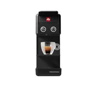 Illy, Máquina de Café Iperespresso Y3.3 para Café Espresso y Americano, Rejilla de dos Alturas, Apagado y Descalcificación Automática, Compatible con Cápsulas Iperespresso, Color Negro