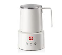 illy Milk Frother - Espumador eléctrico para espuma de leche caliente y fría y chocolate caliente
