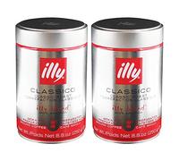 Illy Moka, 100% Arabica Café, Café, Café expreso, Tostado röstung Normal, molido Lata, 2 x 250 g
