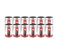 Illy Moka, 100% Arabica Café, Expreso, Tostado Röstung Normal, Molido en Lata, 12 x 250 g