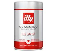illycaffè - Café Molido Ideal para Espresso Tostado Clásico Sabor Suave y Aterciopelado - Tarro de 250 gr