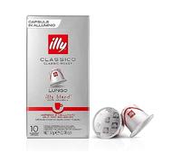 Illycaffè Café Tueste CLASSICO LUNGO en Cápsulas Compatibles - 10 pack de 10 cápsulas