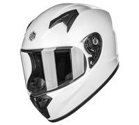 ILM Casco para Moto Integral Niños Full Face ECE Modelo MF521,Blanco,XL