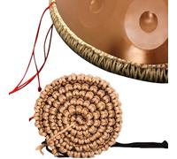 ILOOXI Cuerda De Ratán, Handpan Cuerda Trenza Rattan, Cuerda De Cáñamo Decoración Envolvente, Cubierta Protectora Para Instrumento De Percusión (Color : Black, Size : 55-65cm)