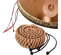 ILOOXI Cuerda De Ratán, Handpan Cuerda Trenza Rattan, Cuerda De Cáñamo Decoración Envolvente, Cubierta Protectora Para Instrumento De Percusión (Color : Brown, Size : 55-65cm)