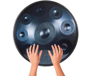 ILOOXI Handpan Drum 432HZ 440HZ Hand Pan 22 Pulgadas Tambor De Acero D Menor 9/10/12 Notas Percusión Instrumental Armónica Para Sanación Con Sonido, Meditación Personal, Yoga (Color : Blue-440hz, Si