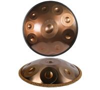 ILOOXI Handpan Drum 432HZ 440HZ Tambor De Acero 22 Pulgadas Tambor De Mano 9/10/12 Notas Tambor De Lengua D Menor (Color : Gold-432hz, Size : 12 Notes)