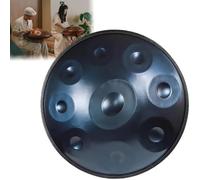 ILOOXI Handpan Drum En Re Menor, Tambor De Acero, Tambor De Mano 9 Notas/10 Notas/12 Notas, Tambor De Lengua 432 HZ/ 440 HZ, 22 Pulgadas (Color : Blue-432hz, Size : 10 Notes)