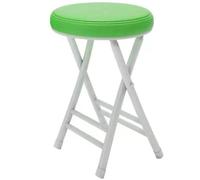 ILOOXI Taburete Plegable Acolchado Apilable - Silla Portátil de Bar Redonda - Capacidad 330 Libras - para Hogar, Cocina, Comedor y Desayuno