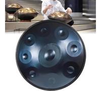 ILOOXI Tambor De Acero Handpan Drum 432Hz 440Hz 9/10/12 Notas Tambor De Lengua Instrumento De Percusión De Regalo Para Niños Adultos, Para Curación De Sonido (Color : Blue-440hz, Size : 12 Notes)