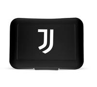 ILS I LOVE SHOPPING Fiambrera porta merienda caja sándwich box para niños aficionados (Juventus Black)