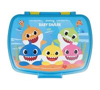 ILS I LOVE SHOPPING Fiambrera porta merienda caja sándwich box para niños (Baby Shark)