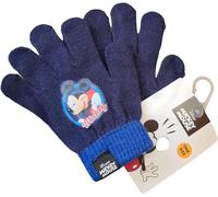 ILS I LOVE SHOPPING Guantes de Invierno para Niños 2 Uds Invierno Unisex Talla única (MICKEY MOUSE Azul)