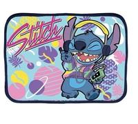 ILS I LOVE SHOPPING Manteles individuales suaves plegables, bajo-plato impermeable, 30 x 40 cm (STITCH)