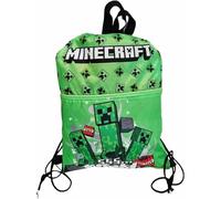 ILS I LOVE SHOPPING Mochila de deporte para niños, mochila para guardería, gimnasio, piscina, viaje, bolsa para zapatos (Minecraft)