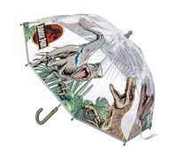 ILS I LOVE SHOPPING Paraguas DINOSAURI de lluvia transparente y multicolor unisex para niños para JURASSIC WORLD, multicolor, S