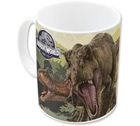ILS I LOVE SHOPPING Taza de cerámica para niños en caja de regalo (para dinosaurios Jurassic World)