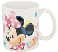 ILS I LOVE SHOPPING Taza de cerámica para niños en caja regalo (Minnie Mickey Mouse)