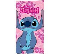 ILS I LOVE SHOPPING Toalla de playa y piscina de microfibra 140 x 70 cm secado rápido, ultra suave STITCH niña