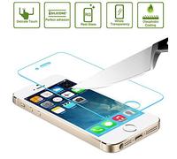 ILS - Protector de Pantalla de Vidrio Templado para iPhone 5/5S, ultraresistente, 0,26 mm de Grosor