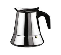Ilsa 6204 - Cafetera Expresso INOX Bonkaffe para 4 Tazas, Color Plateado