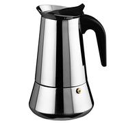 Ilsa 6206 - Cafetera Expresso inox Bonkaffe para 6 tazas, color plateado