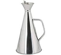 Ilsa Aceitera Anti-Goteo INOX, 1/4 l, Acero_Inoxidable, Plateado, Centimeters