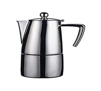 ILSA Cafetera Espresso Slancio, Inducción, Acabado Satinado, Acero Inoxidable 18/10, 2 Tazas