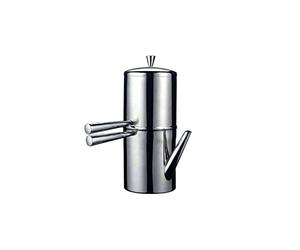 ILSA Cafetera napolitana de acero inoxidable, 9 tazas
