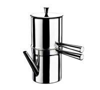ILSA - Cafetera napolitana, inducción, acero inoxidable 18/10, 6 tazas