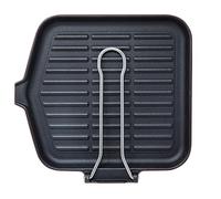 Ilsa Dietella Induction - Sartén para inducción de hierro fundido esmaltado cuadrado 24 x 24 cm Made in Italy