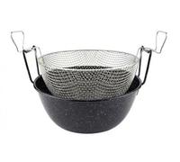 ILSA ILS360132 Freidora con paquete de hierro esmaltado 1551, 32 cm