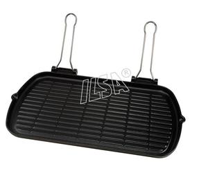 ILSA Maxi Dietella Parrilla Placa Rett Fundido Esmaltado Maxidietella 27X50cm