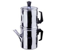 Ilsa Napoletana Cefetera, Aluminio. Plata, para 3 Tazas